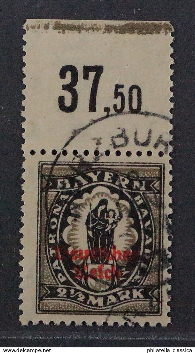 Dt. Reich  133 II POR,  Steindruck Mit OBERRAND Gestempelt, Geprüft KW 300,- € - Used Stamps