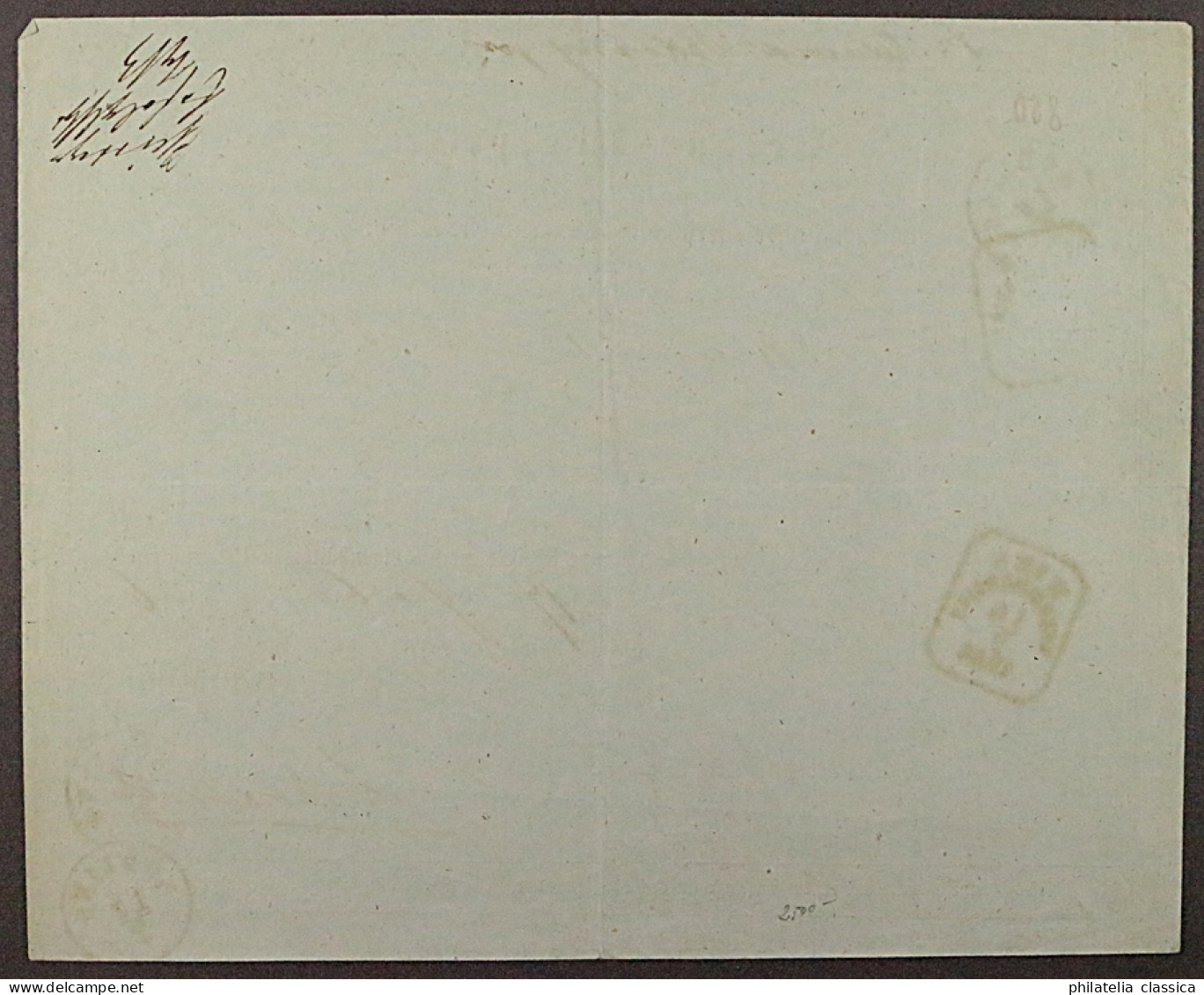 Österreich  33, RETOURRECEPISSE Mit 10 Kr. Idealer Roter Stempel, KW 400,- € ++ - Cartas & Documentos