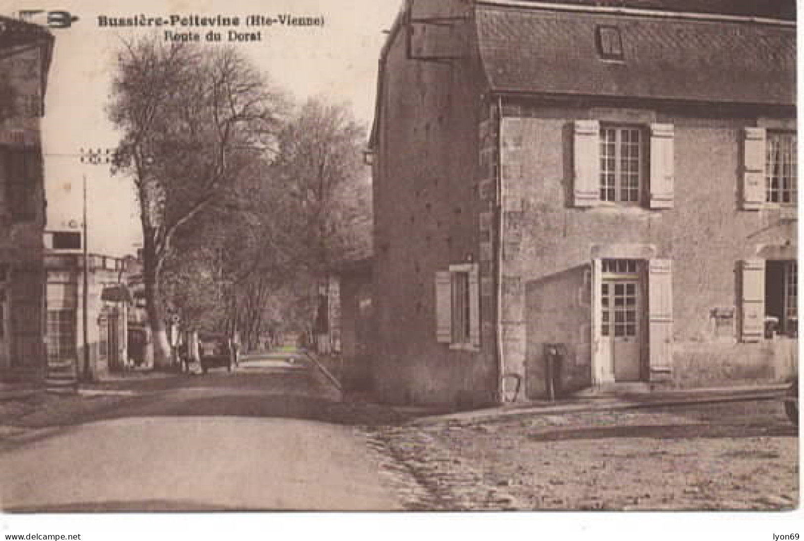 BUSSIRE  POITEVINE  ROUTE DU DORAT - Bussiere Poitevine