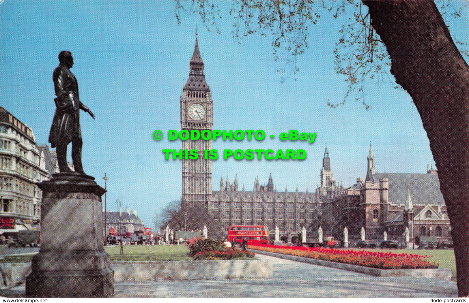 R527174 London. Big Ben. Parliament Square. Rolls Royce Jetliners. B. O. A. C - Other & Unclassified