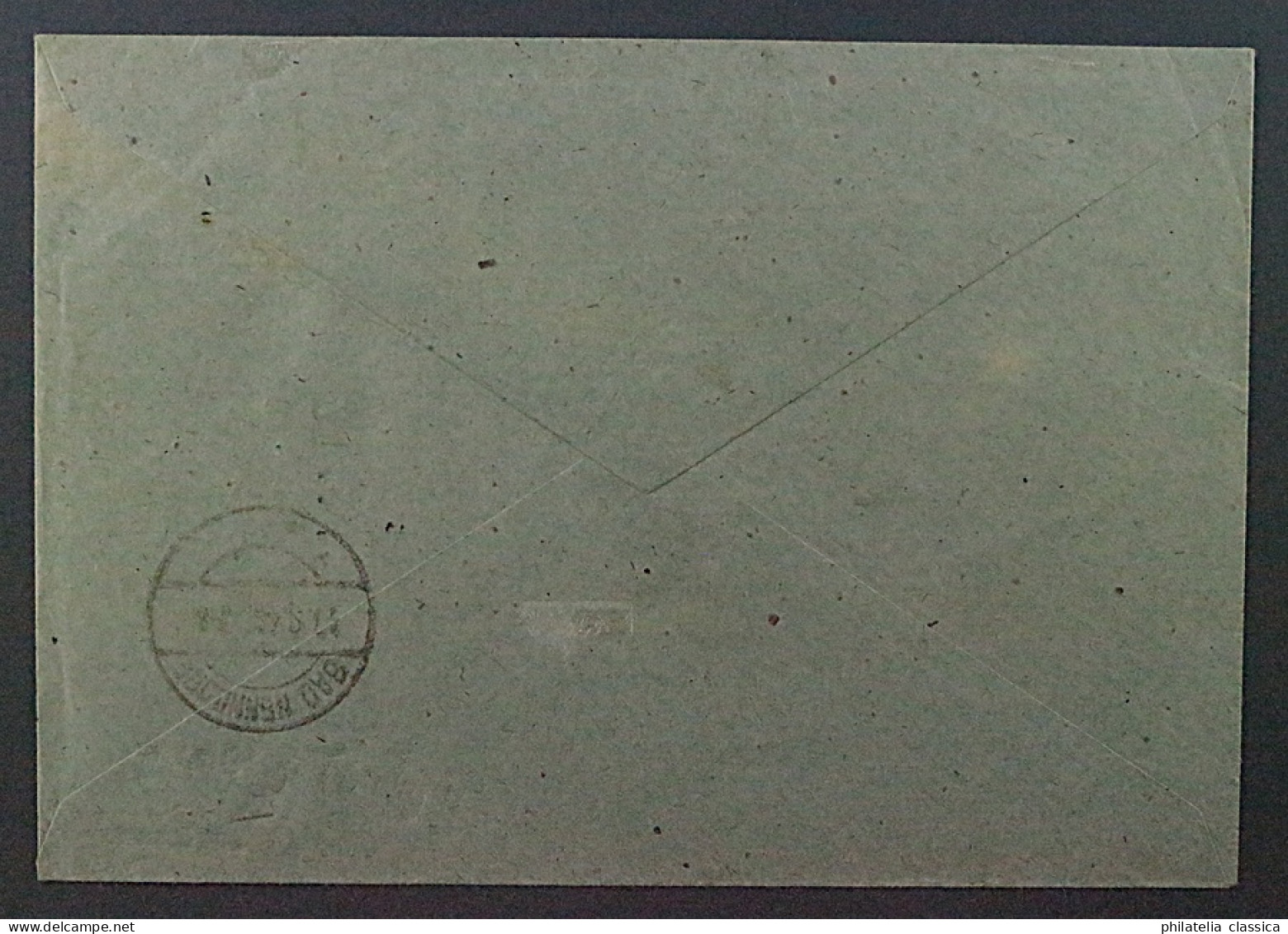 BIZONE VII/I, Ziffer 42 Pfg Band-Aufdruck, R-Brief, Fotoattest, SELTEN, 1500,-€+ - Storia Postale