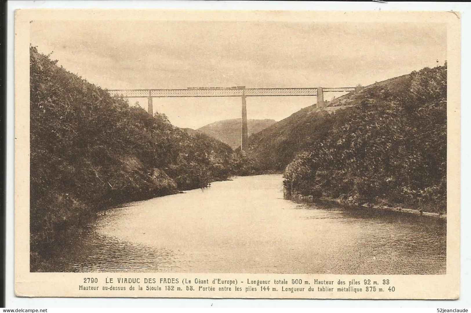 Le Viaduc Des Fades La Sioule    1930    N° 2790 - Autres & Non Classés