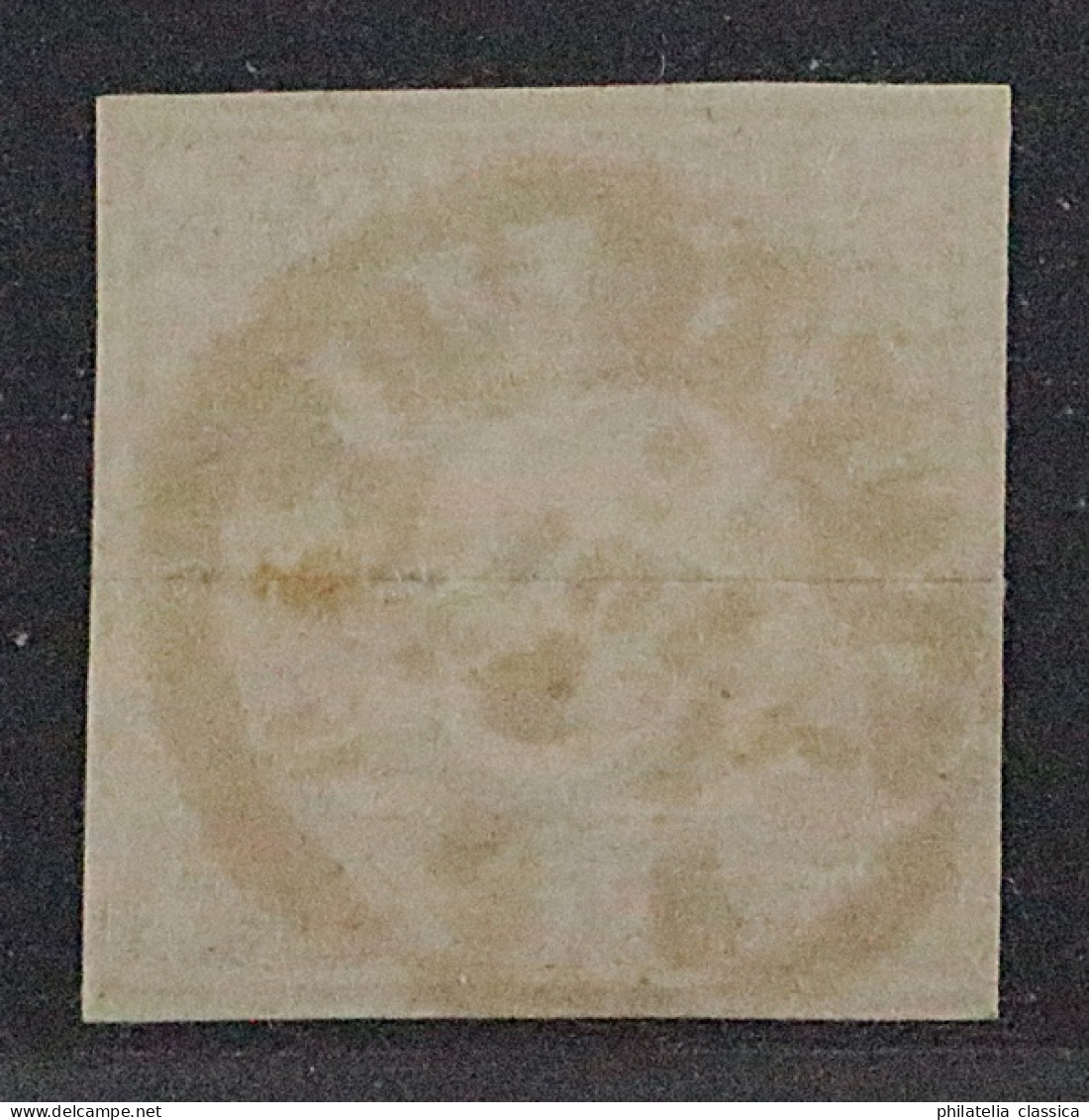 1857, WÜRTTEMBERG 6 D, 1 Kr. Tiefdunkelbraun, Sauber Gestempelt, Geprüft 800,-€ - Gebraucht