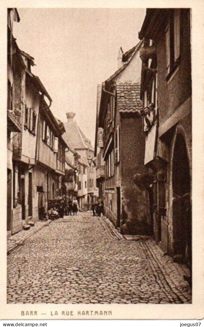 67 BARR - La Rue Hartmann - BRAUN ET Cie N° 556 - Barr