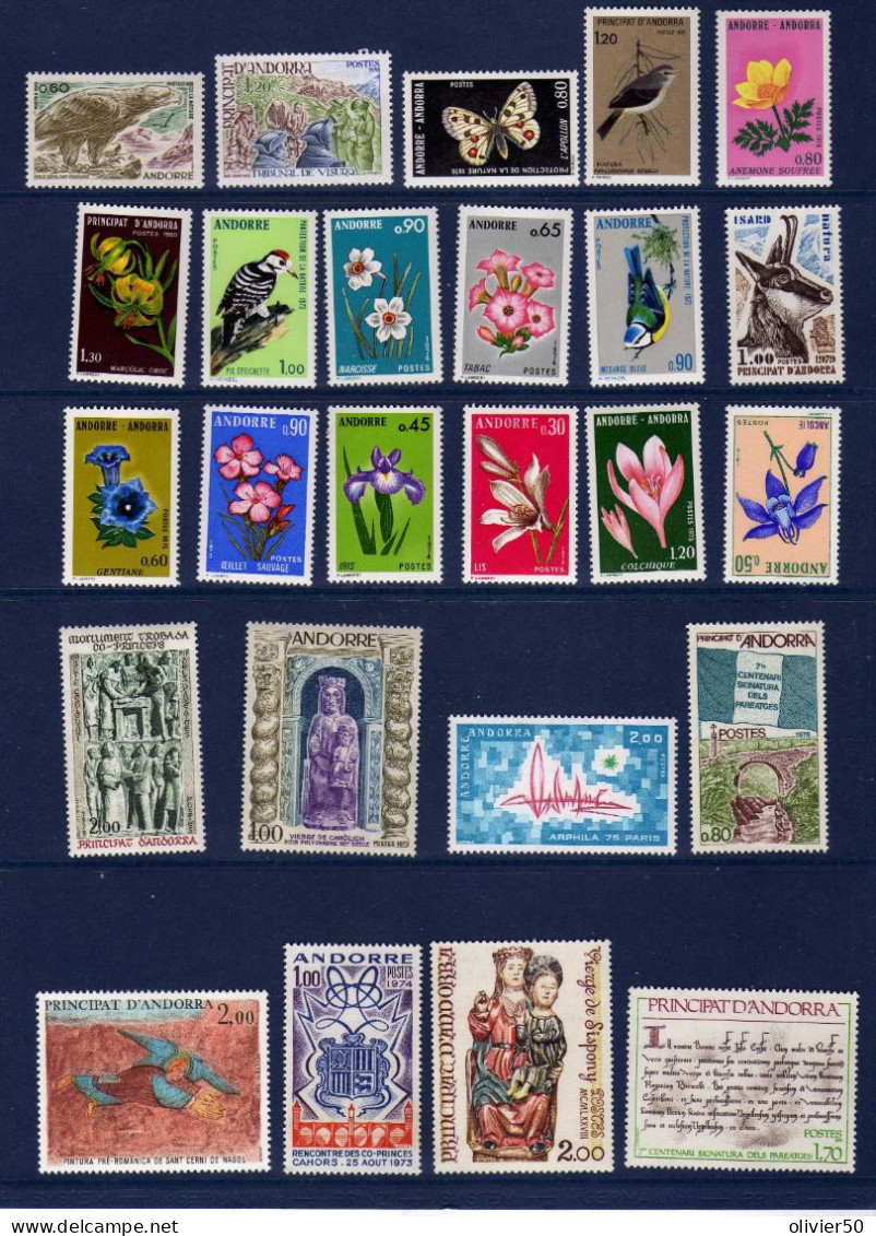 Andorre Francaise - Art - Sites - Faune - Flore -  Neufs** - MNH  - - Ungebraucht