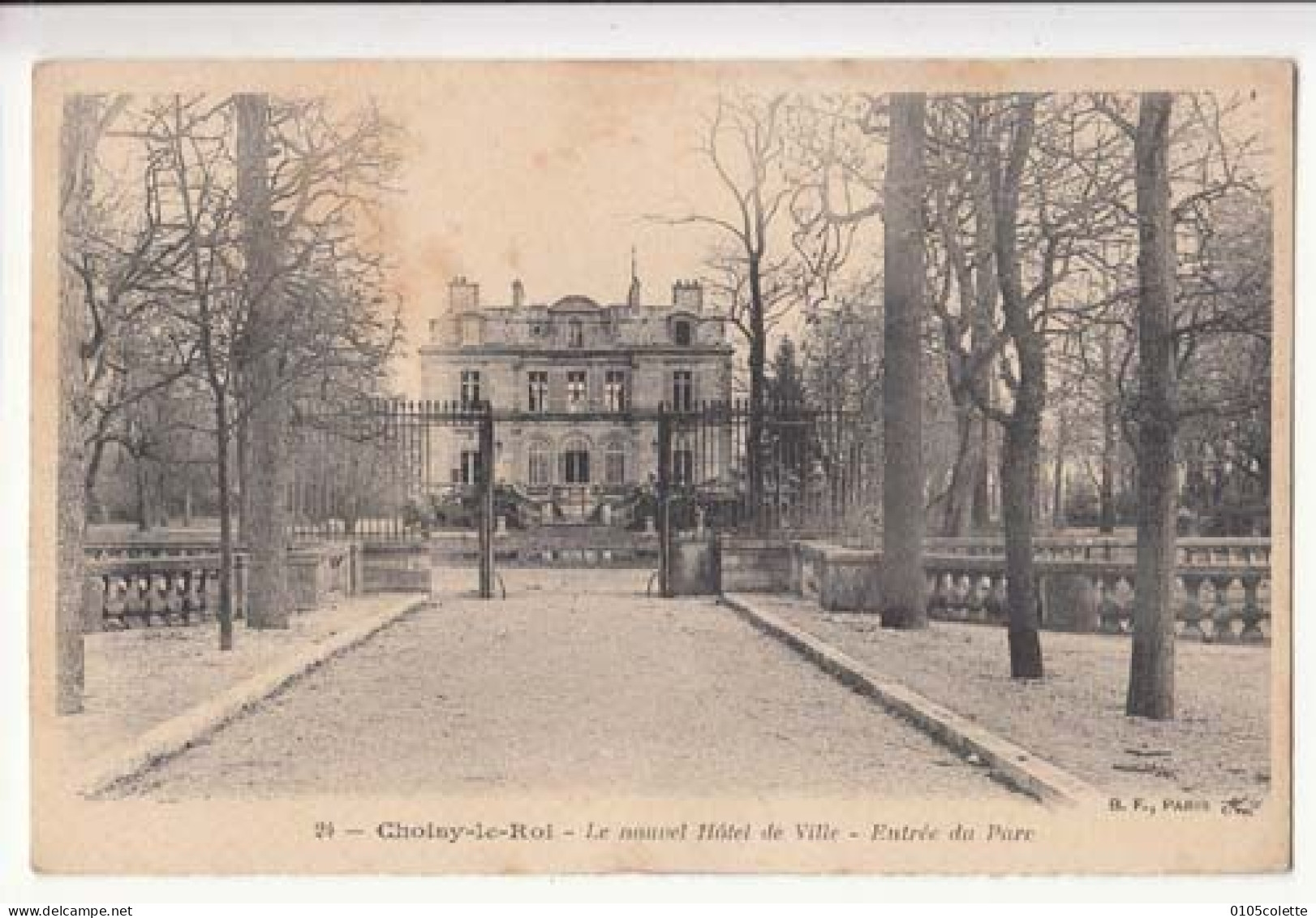 Carte France 94 - Choisy Le Roi - Le Nouvel Hôtel De Ville - Entrée Du Parc -  PRIX FIXE - ( Cd073) - Choisy Le Roi