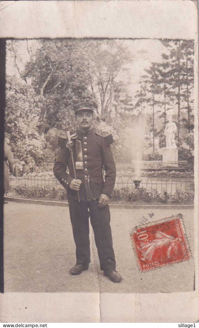 PARIS 75018 28 Place De La Chapelle Signé HENRI CPA Photographique Militaires WW1 1914-18 26 RI - Photos