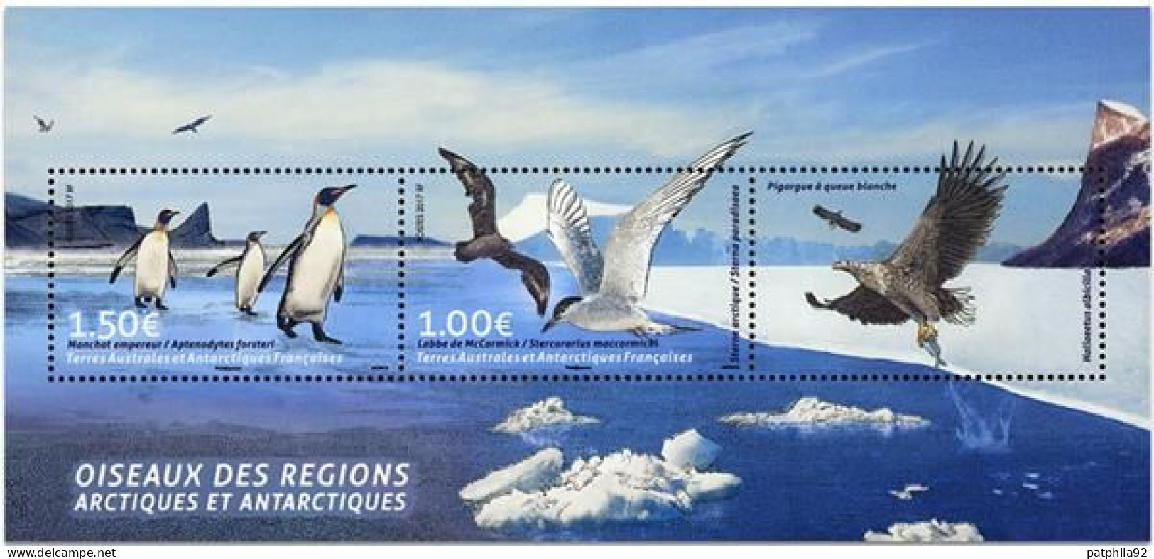 Timbre TAAF N° F822 Neuf** MNH Luxe Oiseaux Des Régions Arctiques Et Antarctiques. - Ungebraucht