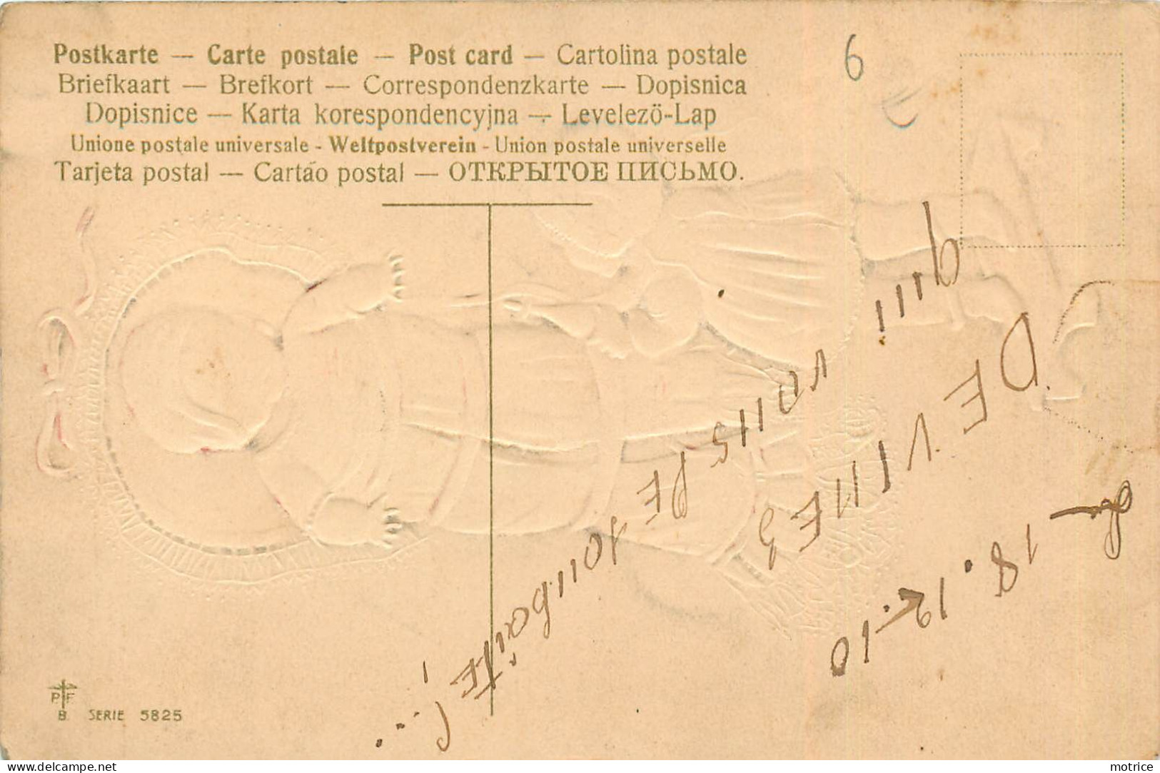 BEBES - Le Pauvre Prisonnier, Regarde Avec Fierté Son Aimable Voisine, Carte Gaufrée. - Szenen & Landschaften