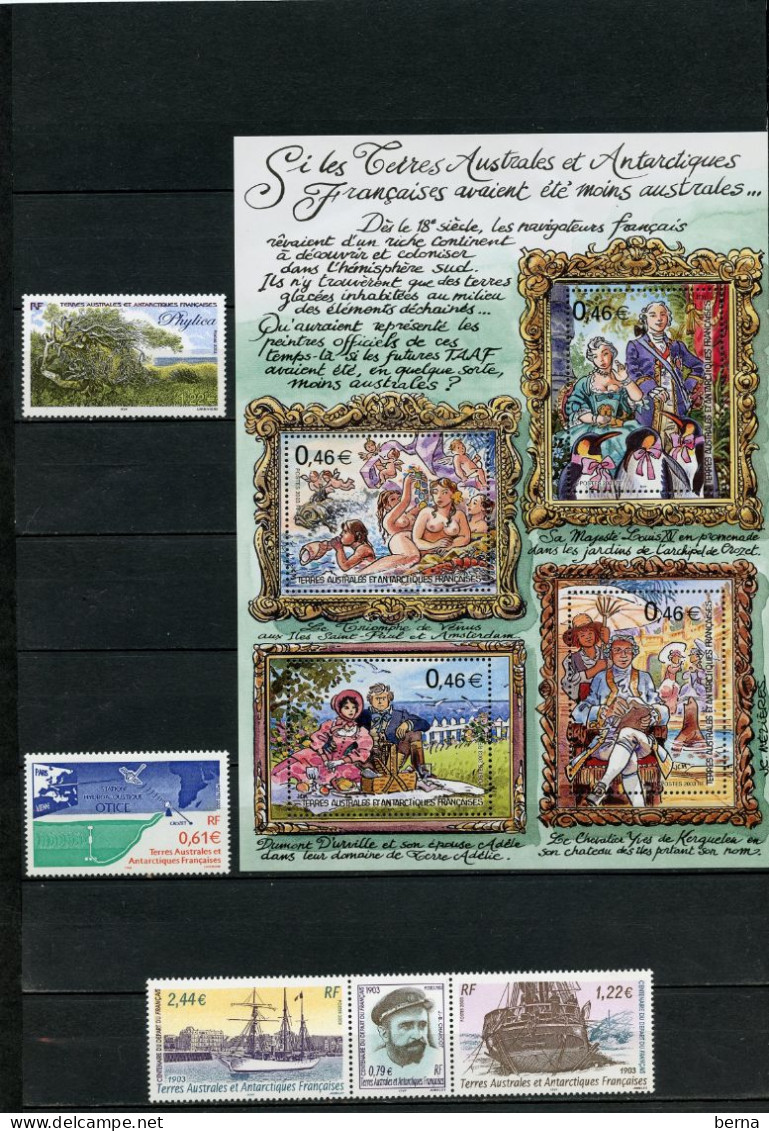 TAAF 2003 ANNEE 349/371 LUXE NEUF SANS CHARNIERE-SANS LE CARNET DE VOYAGE - Unused Stamps