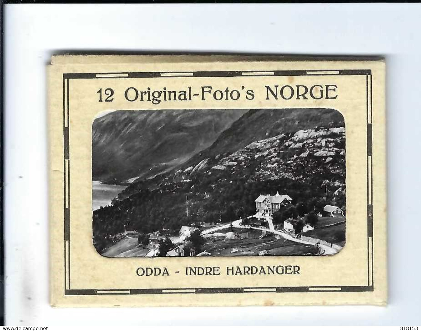 ODDA - INDRE HARDANGER   12  Original-Foto's NORGE   SERIE 18  Enerett : Carl Normanns Kunstforlag,Hamar - Norvège