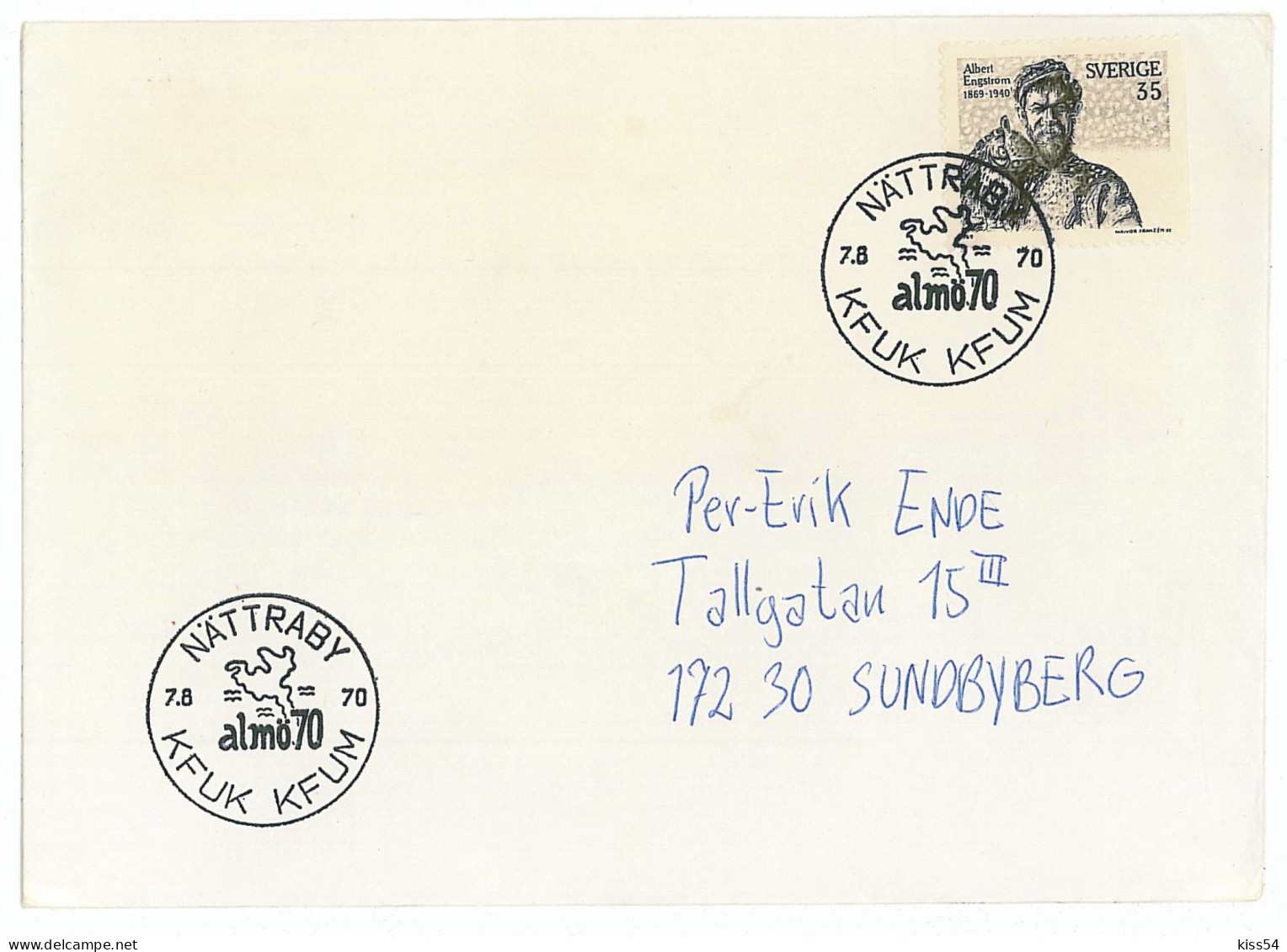 SC 44 - 659 Scout SWEDEN - Cover - Used - 1970 - Briefe U. Dokumente