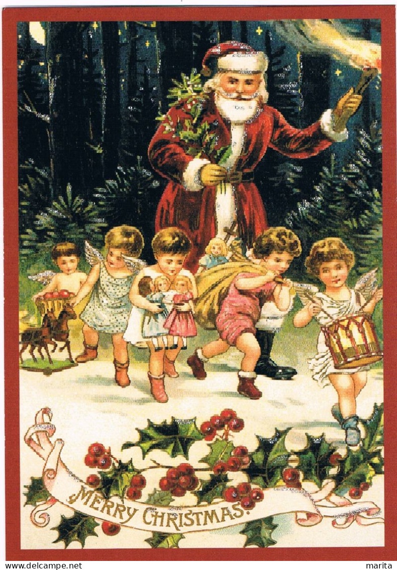 Père Noël - Kerstman En Engeltjes- Santa Claus - Santa Claus