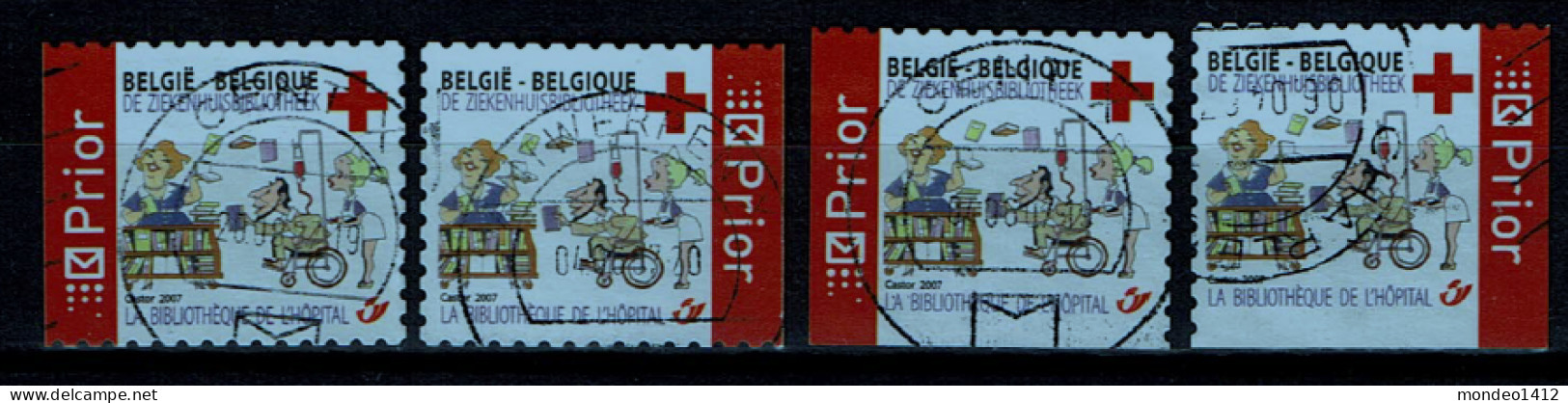 België OBP 3622 - Red Cross Charity From Booklet  Complete - Gebruikt