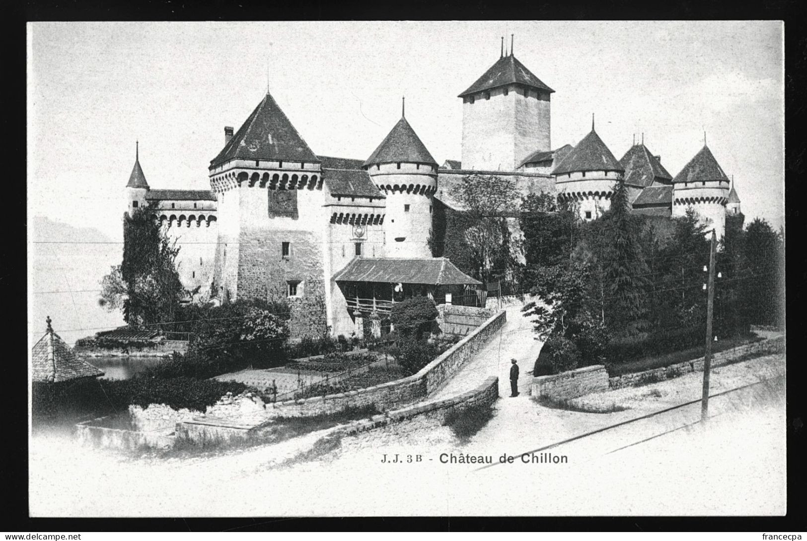 14526 - SUISSE -  CHÂTEAU DE CHILLON - DOS NON DIVISE - Altri & Non Classificati