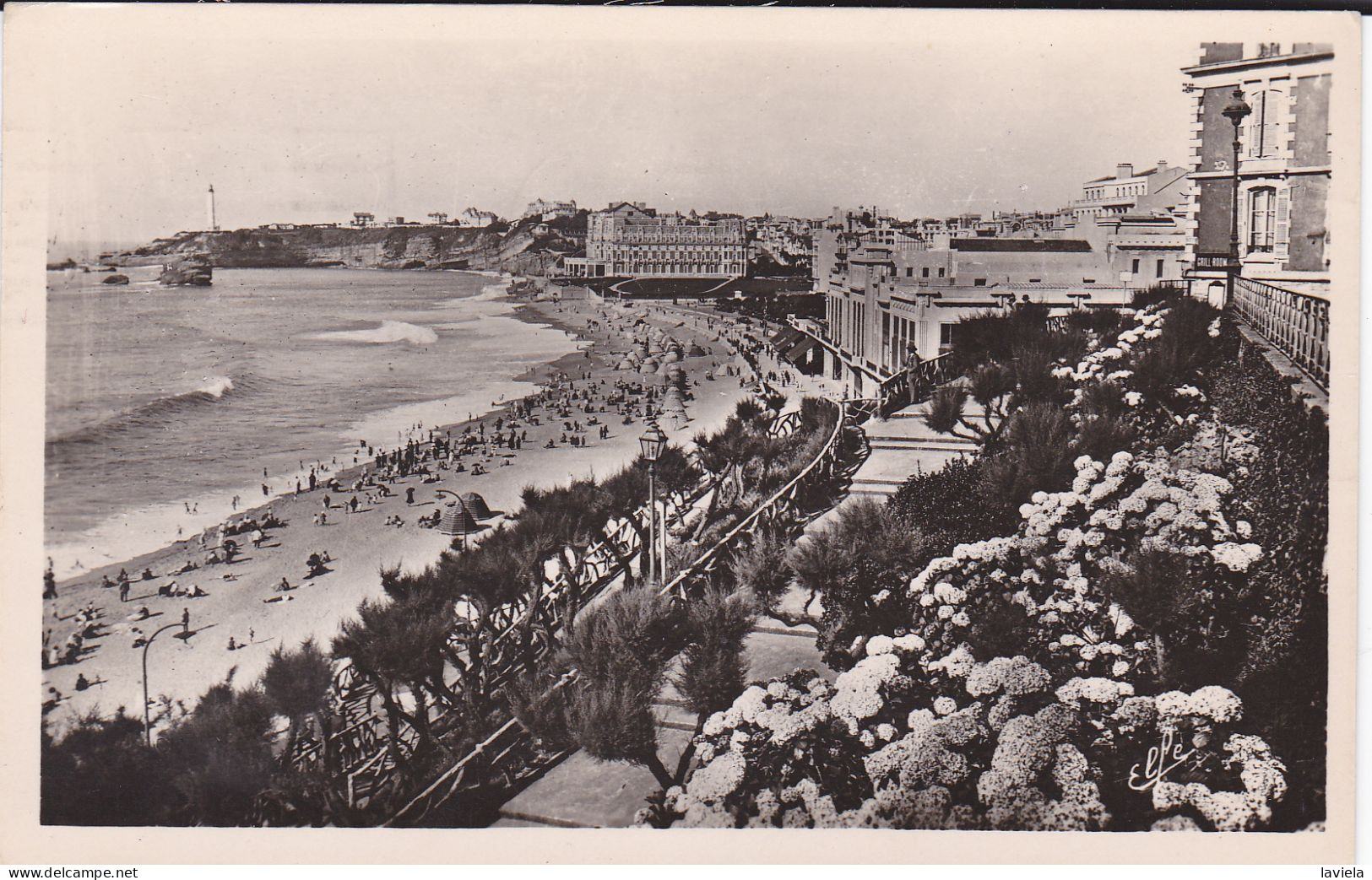 64 BIARRITZ - Panorama De La Grande Plage - Circulée 1951 - Biarritz