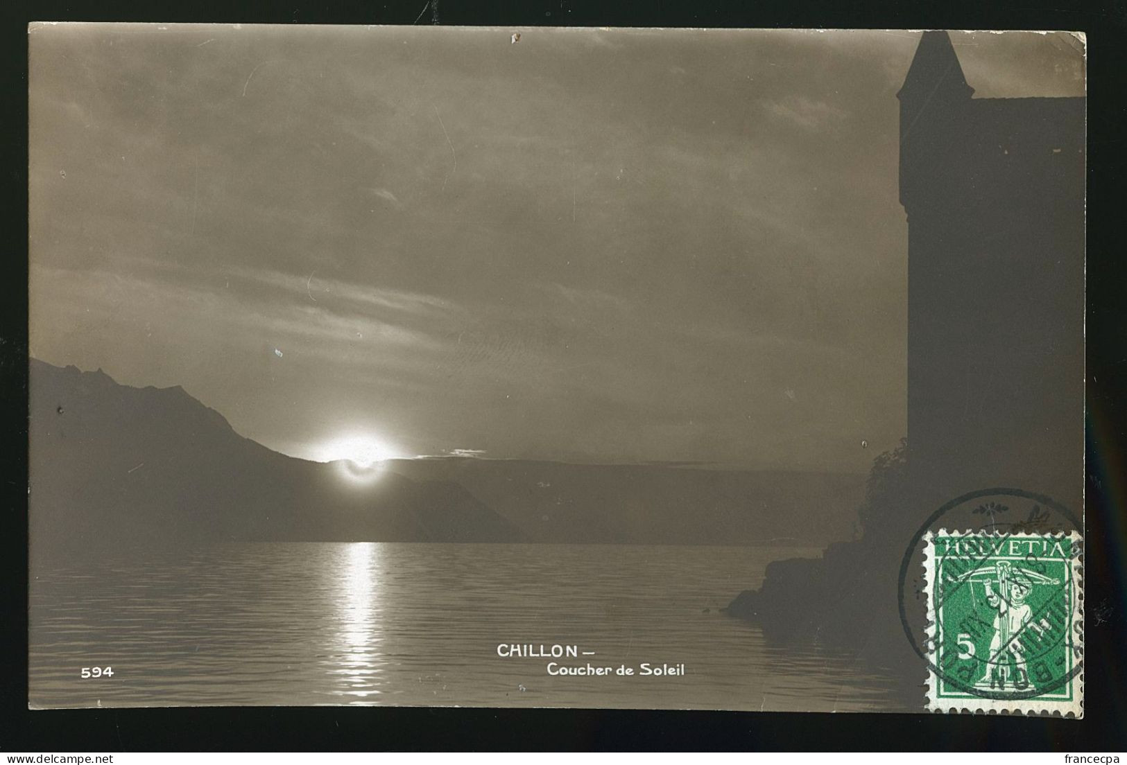 14529 - SUISSE -  CHILLON - Coucher De Soleil - Sonstige & Ohne Zuordnung