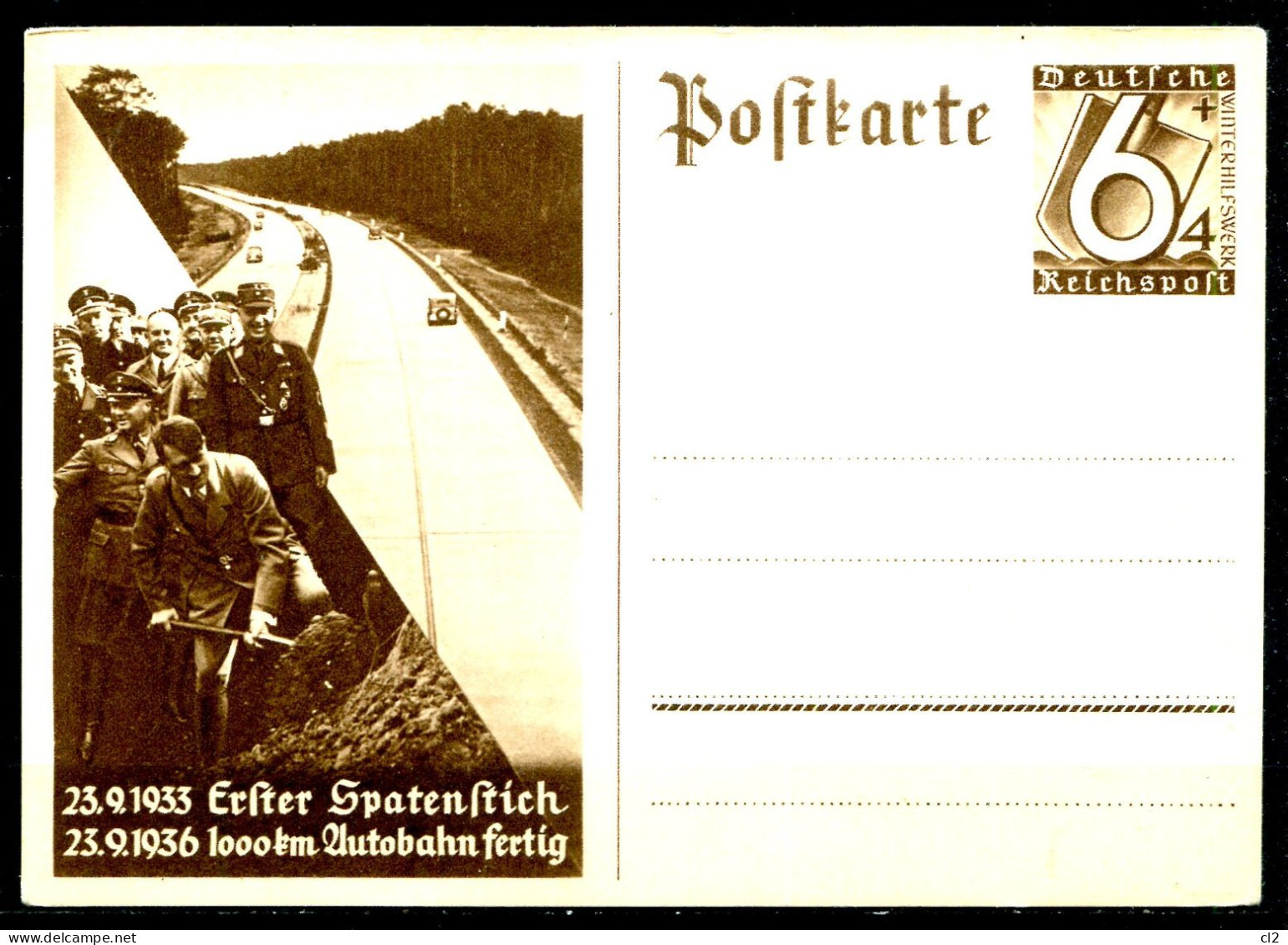 ALLEMAGNE - Entier Postal (Ganzsache) Mi P 263 - Cartes Postales