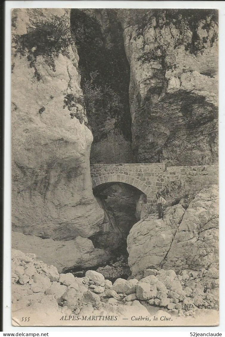 Le Pont La Clue De Saint Auban Cuébris   1937    N° 555 - Other & Unclassified