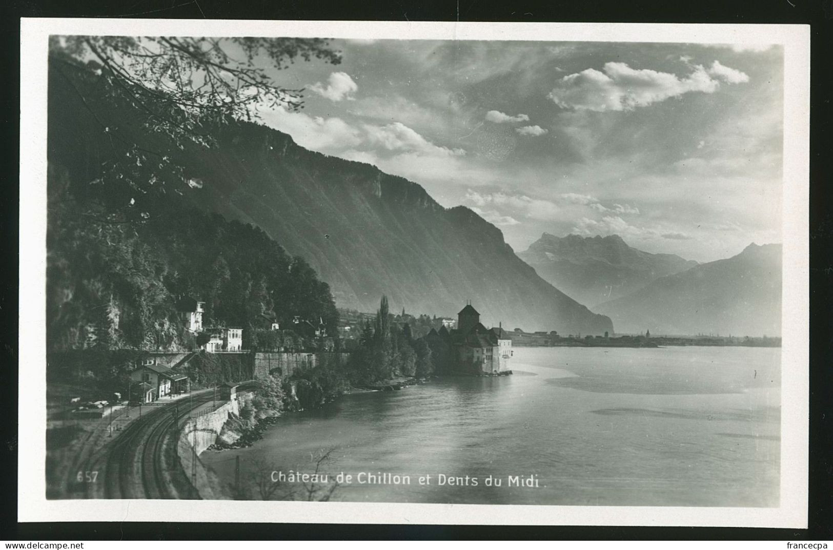 14532 - SUISSE -  CHÂTEAU DE CHILLON Et Dents Du Midi - Autres & Non Classés