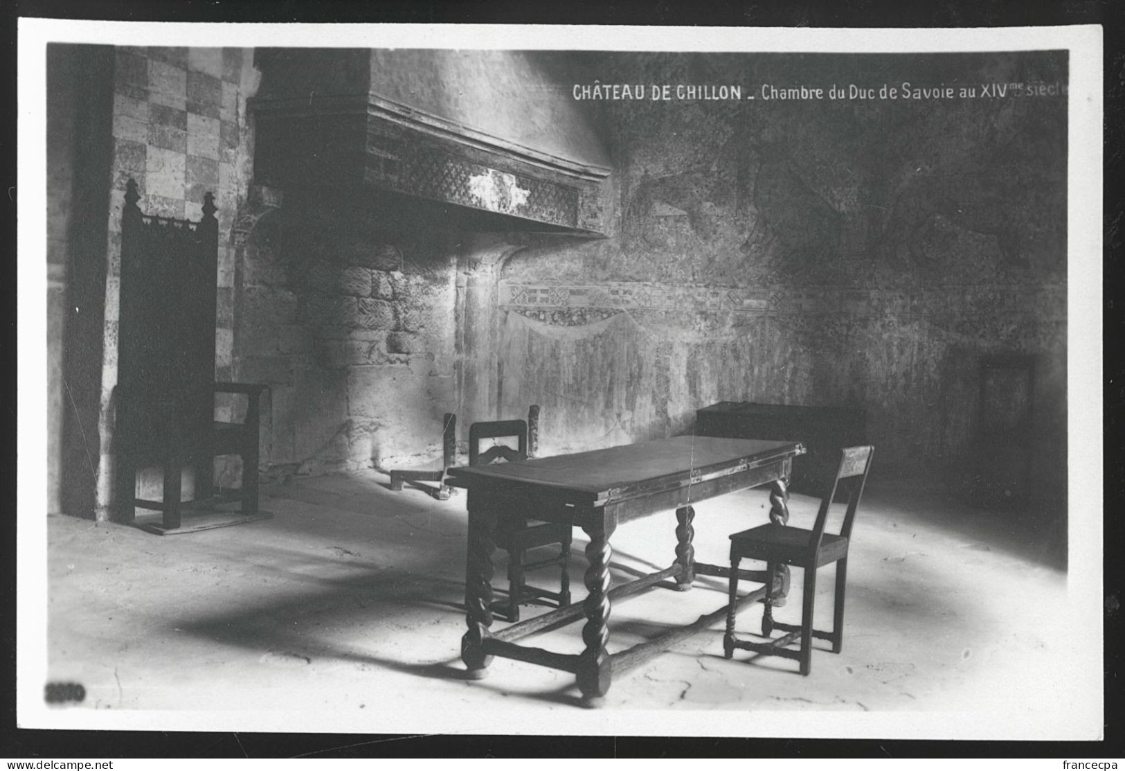 14534 - SUISSE -  CHÂTEAU DE CHILLON - Chambre Du Duc De Savoie Au XIVe - Other & Unclassified