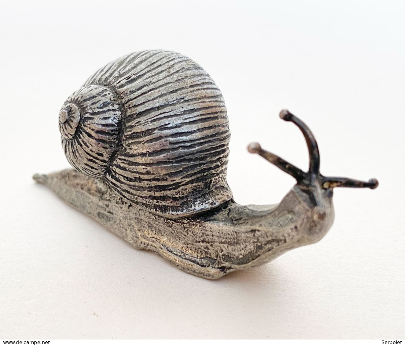 Figurine Etain Michel Laude (signé) - Escargot - Etains