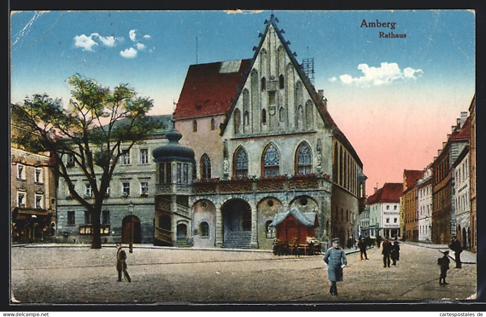 AK Amberg, Am Rathaus  - Amberg