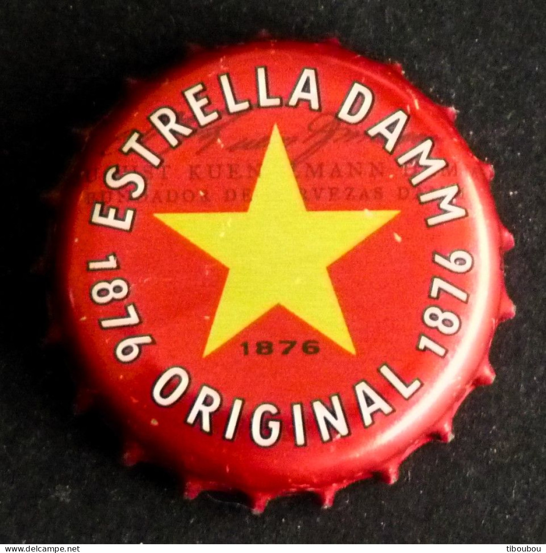 CAPSULE BIERE ESTRELLA DAMN BARCELONE BARCELONA ESPAGNE ESPANA SPAIN - Bière