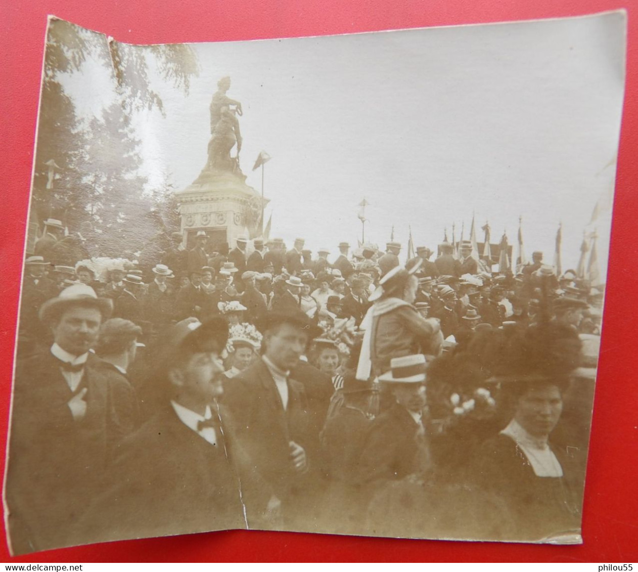 Lot De 2 Photo 54 MARS LA TOUR Rezonville  Fete Commemoration Monument 16 Aout 1908 - Luoghi