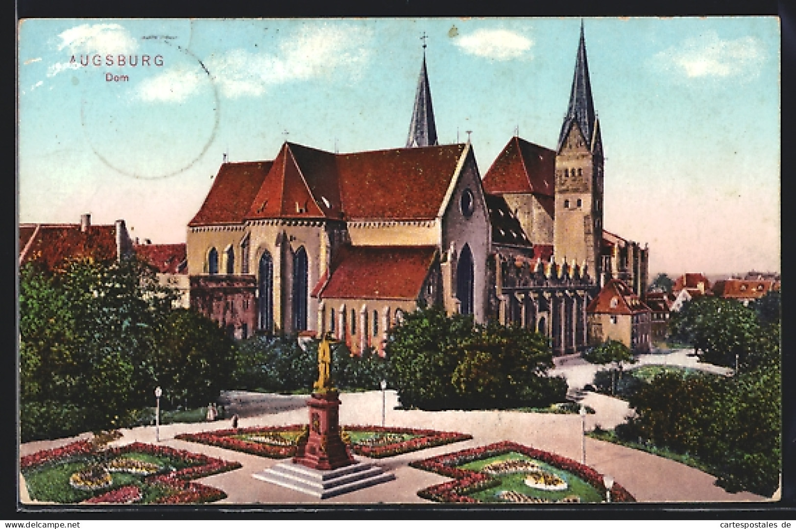 AK Augsburg, Dom Und Grünanlagen  - Augsburg