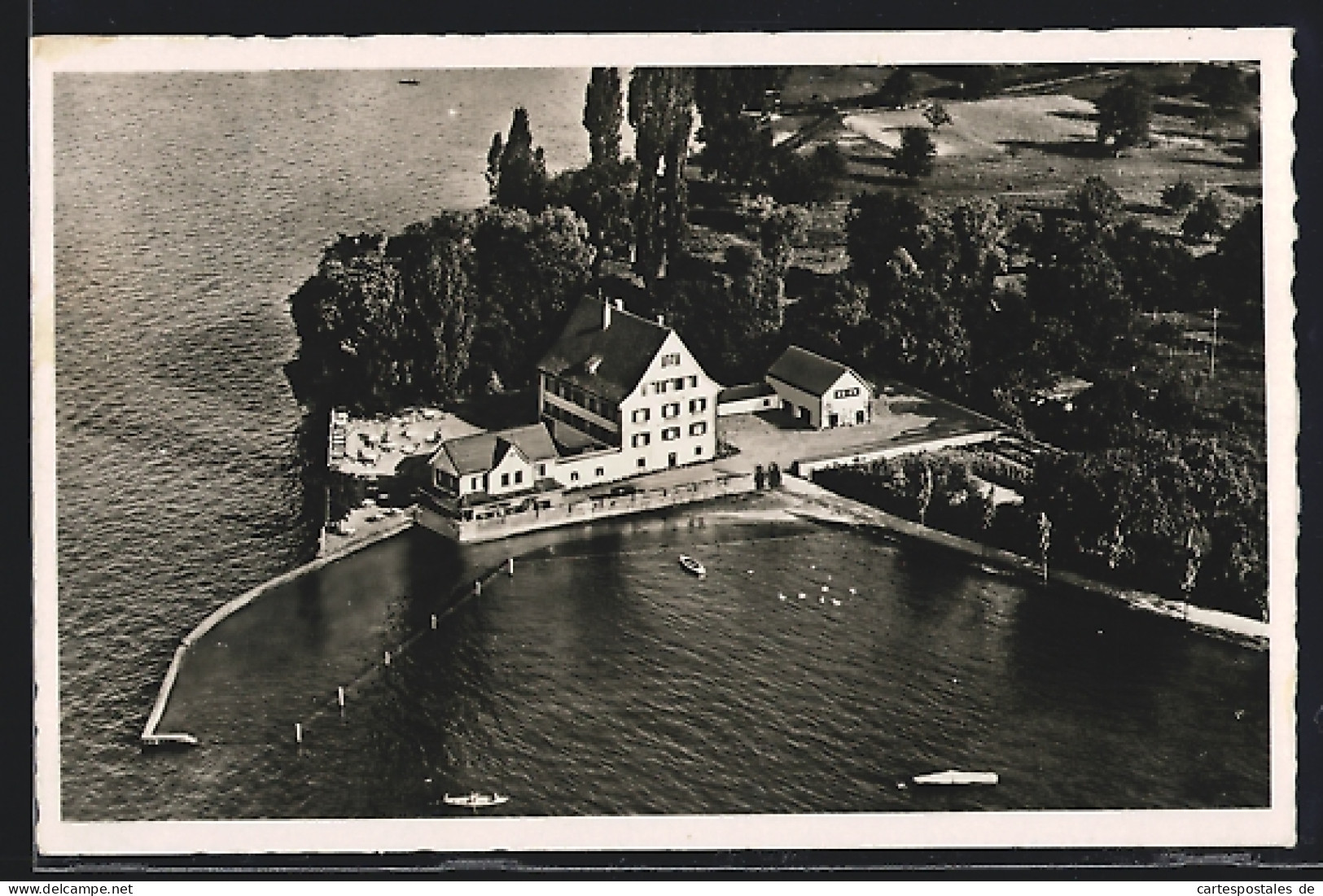 AK Bottighofen, Strandhotel Schlössli Aus Der Vogelschau  - Other & Unclassified