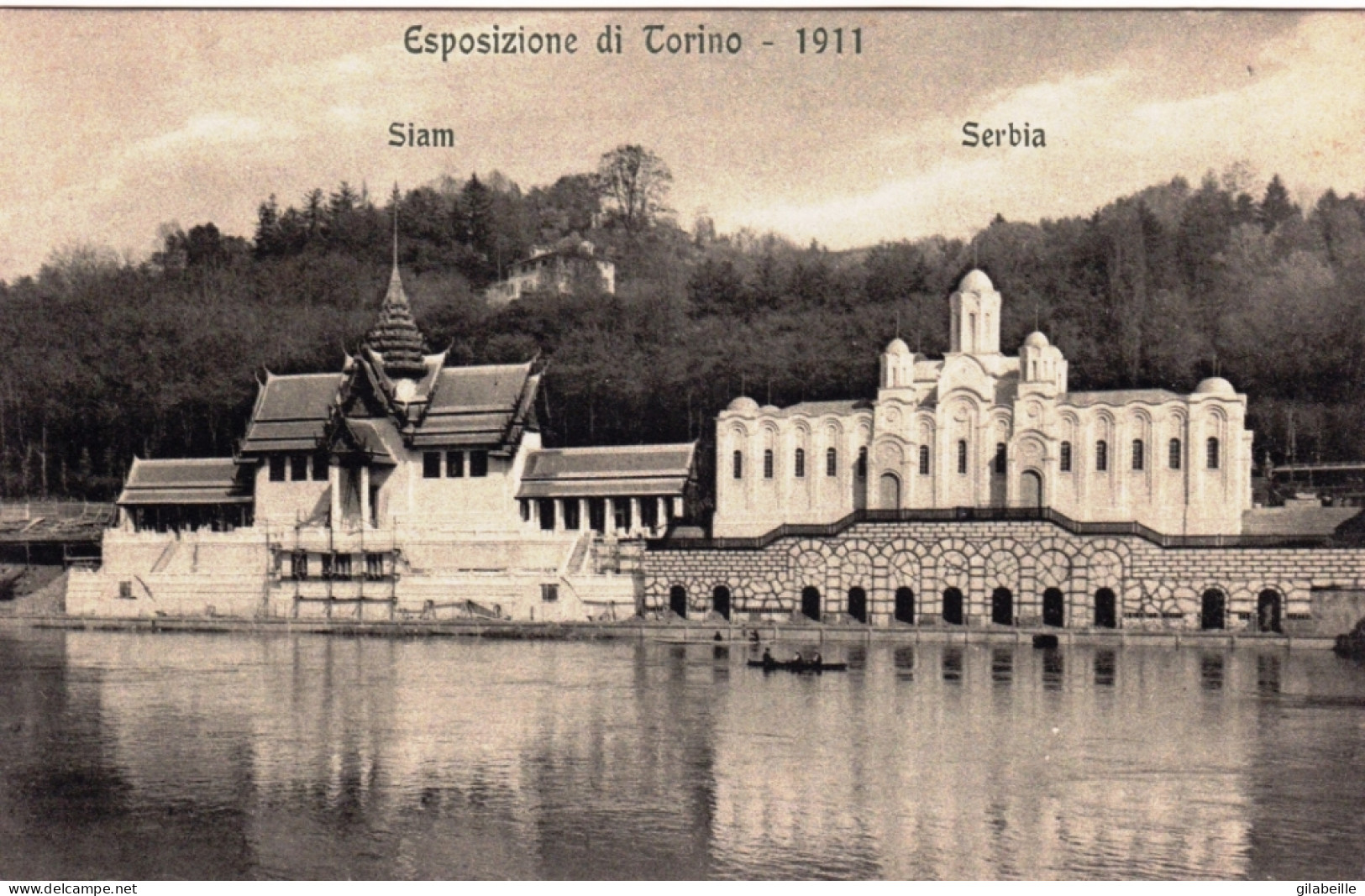 Esposizione Di TORINO -  1911 - Siam - Serbia - Tentoonstellingen