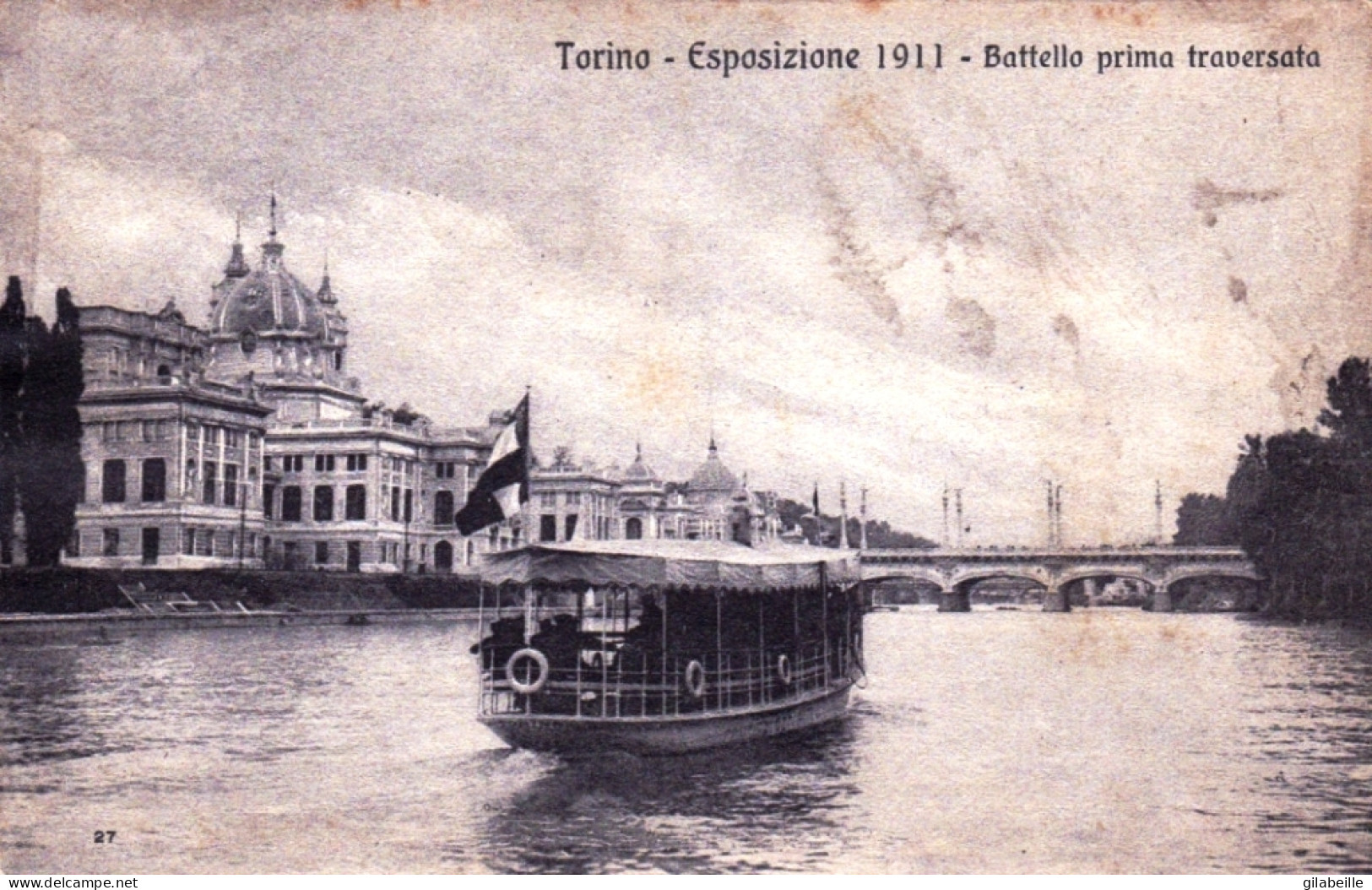 Esposizione Di TORINO -  1911 - Batella Prima Traversata - Tentoonstellingen
