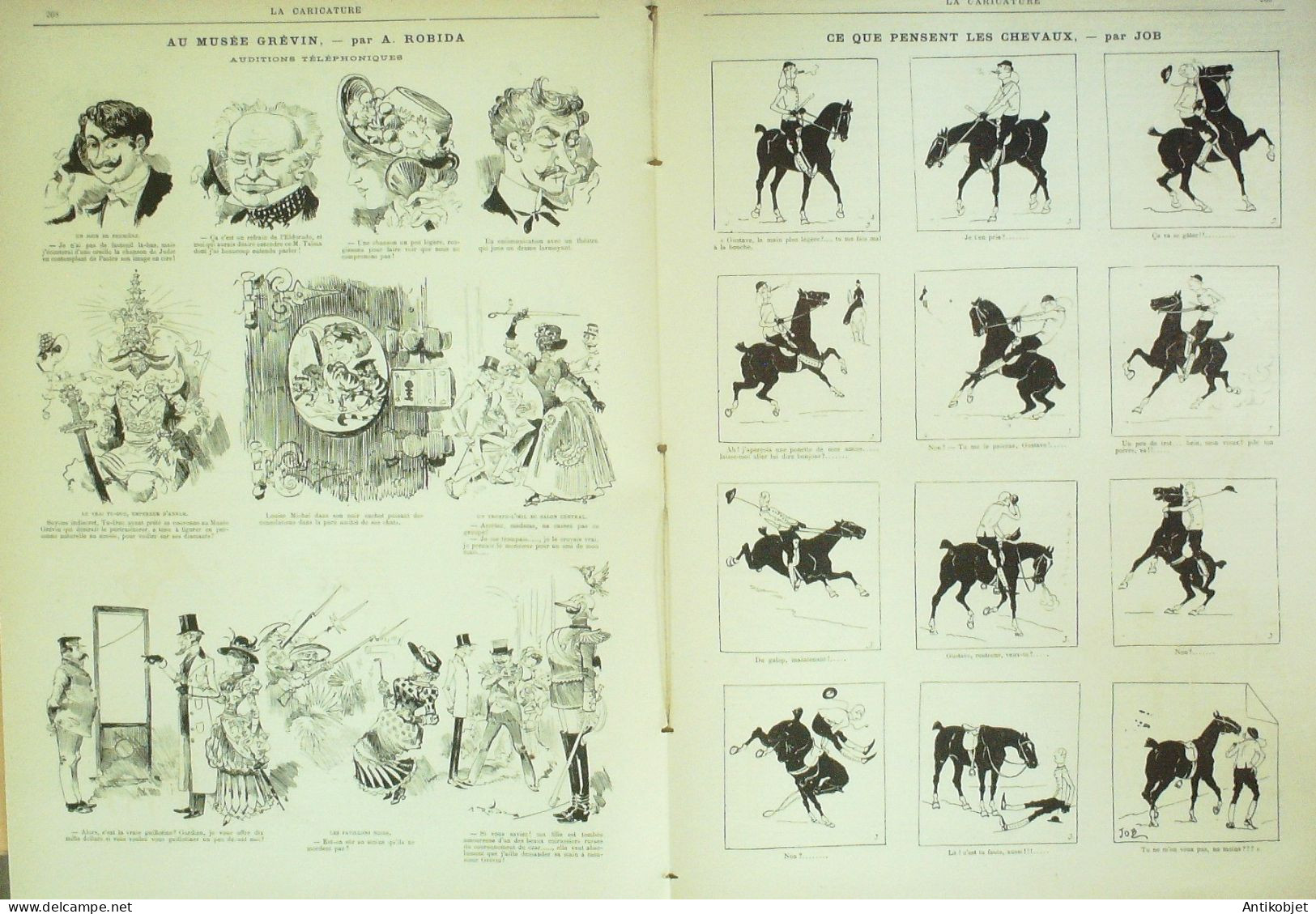 La Caricature 1883 N°191 Après Les élections Draner Les Chevaux Job Trock Bain De Palmyre Sorel - Revues Anciennes - Avant 1900