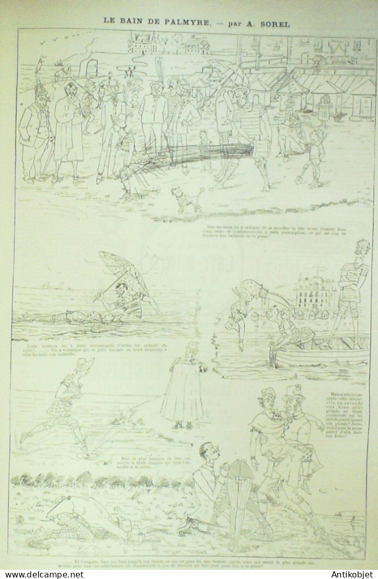 La Caricature 1883 N°191 Après Les élections Draner Les Chevaux Job Trock Bain De Palmyre Sorel - Magazines - Before 1900