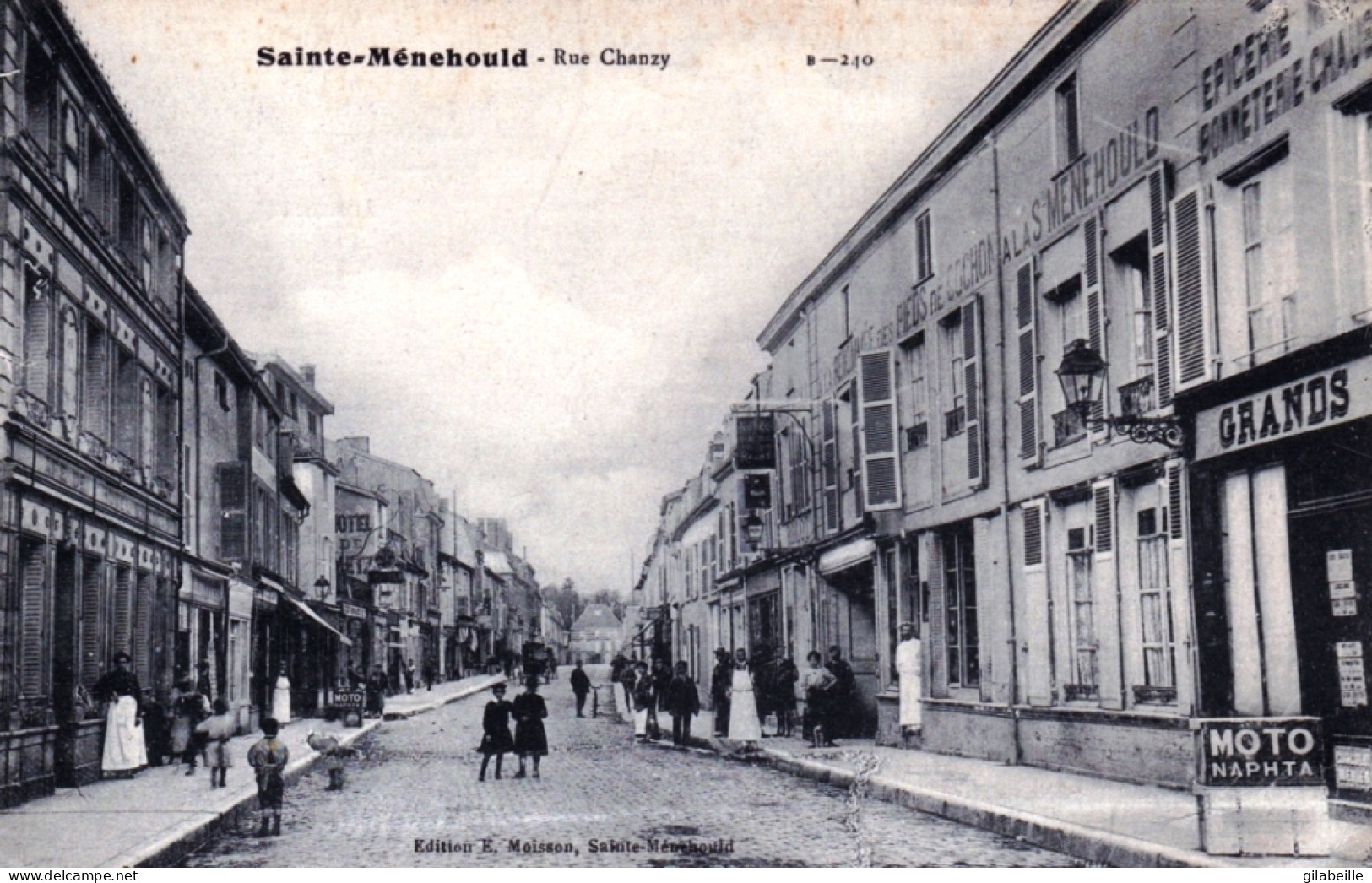 51 - Marne - SAINTE MENEHOULD - Rue Chanzy - Sainte-Menehould