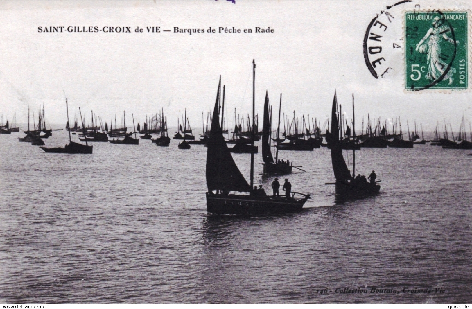 85 - Vendée - SAINT GILLES CROIX De VIE  - Barques De Peche En Rade - Andere & Zonder Classificatie