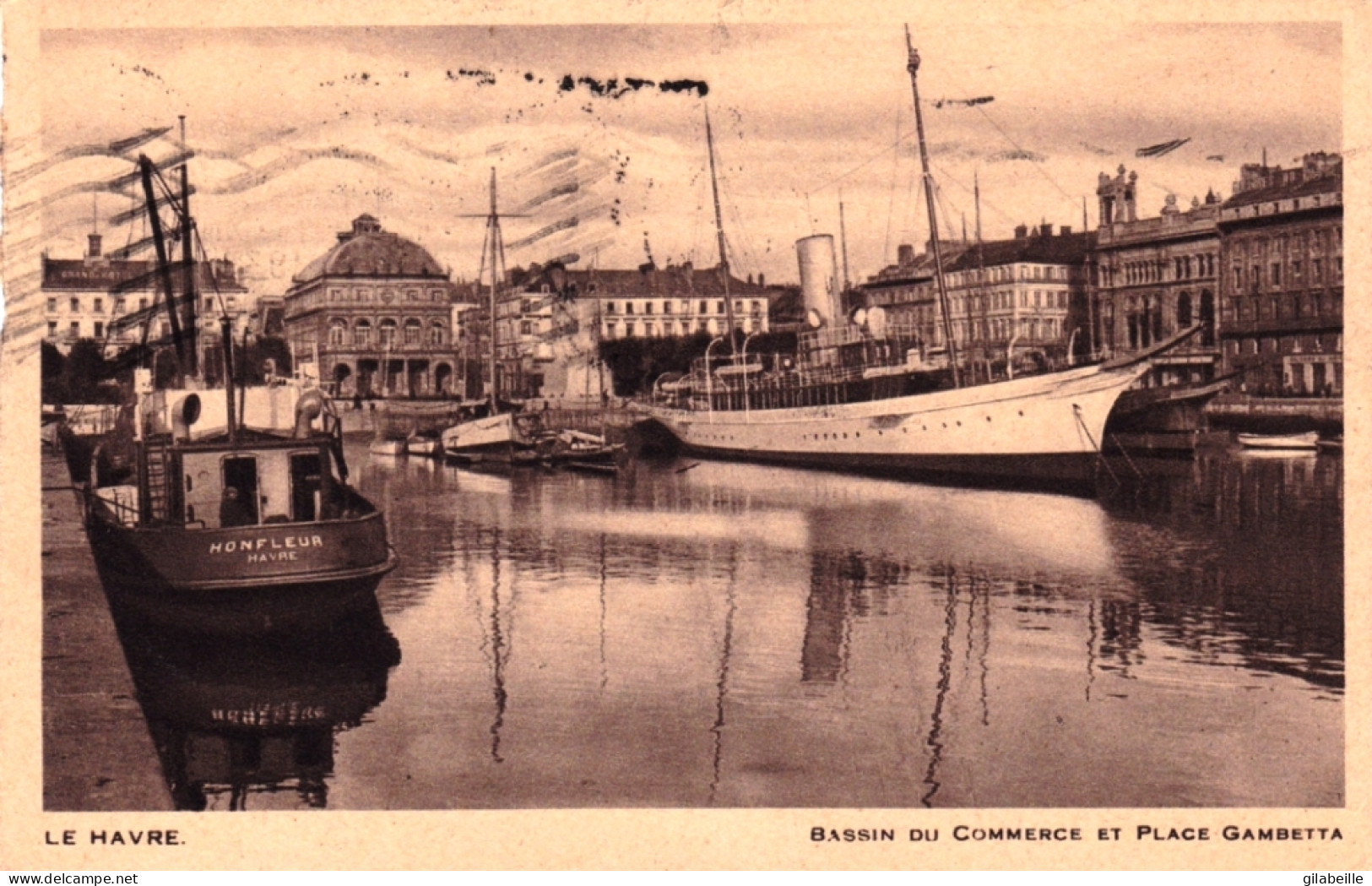 76 - LE HAVRE - Bassin Du Commerce Et Place Gambetta - Portuario