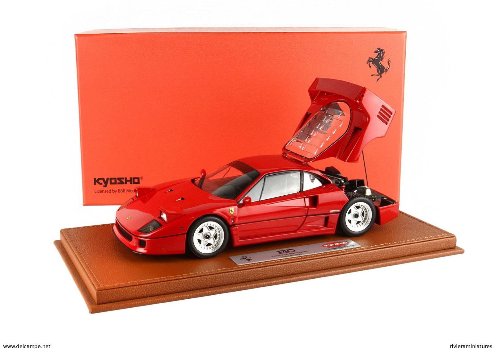 BBR / KYOSHO - FERRARI F40 Valeo Rosso Corsa - Personal Car Gianni Agnelli - BBR KS002 - 1/18 - Otros & Sin Clasificación