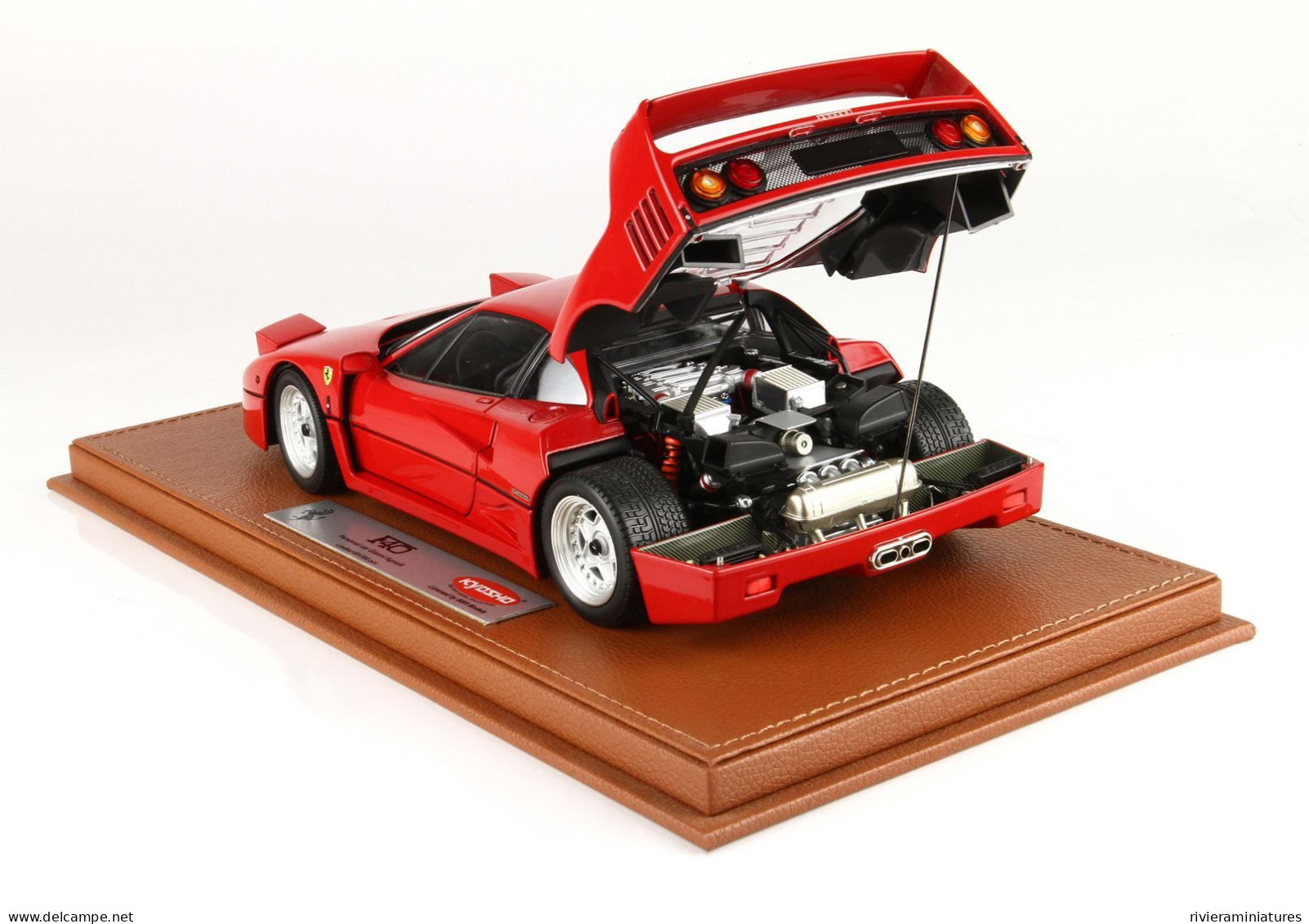 BBR / KYOSHO - FERRARI F40 Valeo Rosso Corsa - Personal Car Gianni Agnelli - BBR KS002 - 1/18 - Sonstige & Ohne Zuordnung