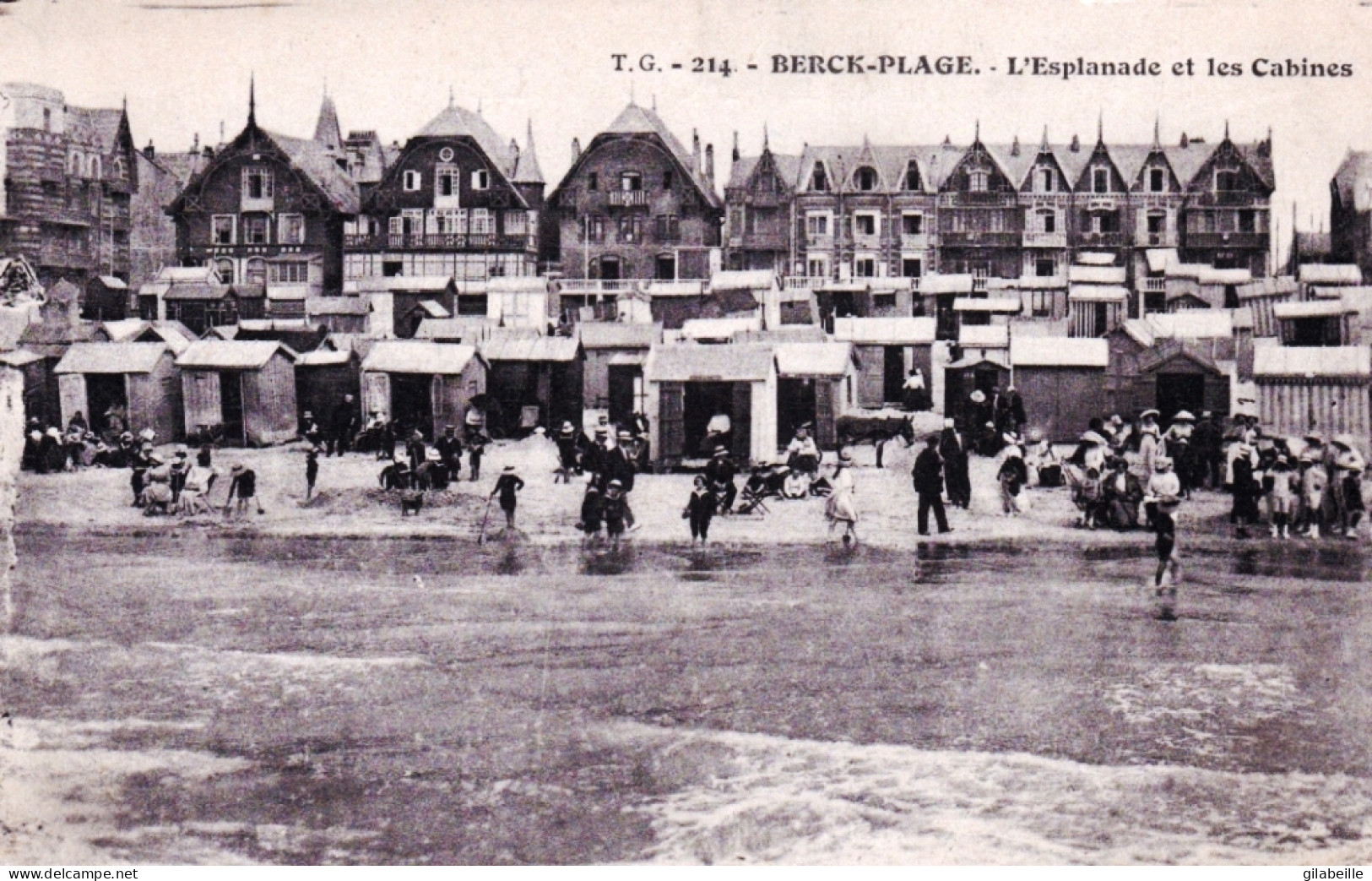 62 - Pas De Calais - BERCK PLAGE - L'esplanade Et Les Cabines - Berck