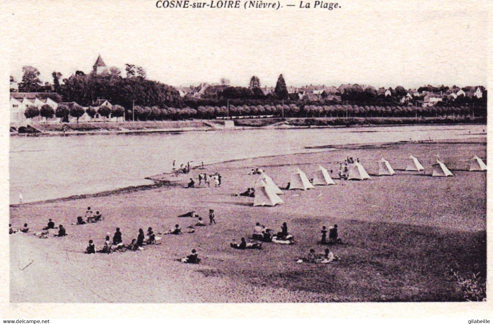 58 - Nievre - COSNE  Sur LOIRE - La Plage - Cosne Cours Sur Loire