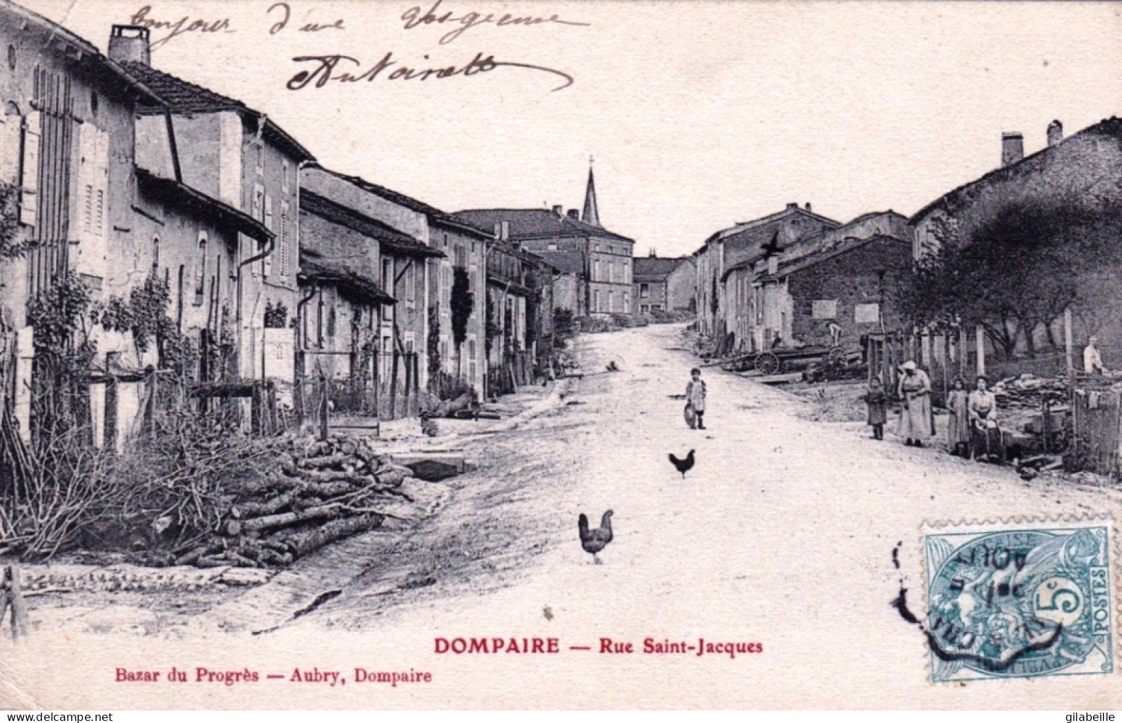 88 - Vosges -  DOMPAIRE - Rue Saint Jacques - Dompaire