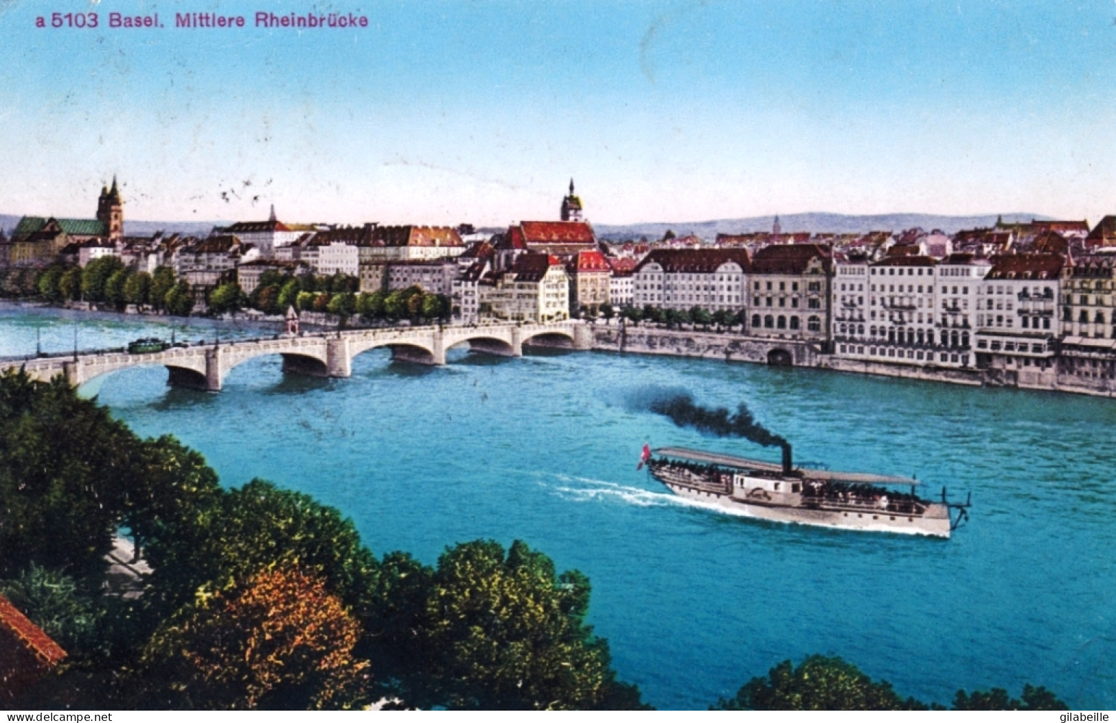 BASEL - BALE - Mittlere Rheinbrucke - Sonstige & Ohne Zuordnung