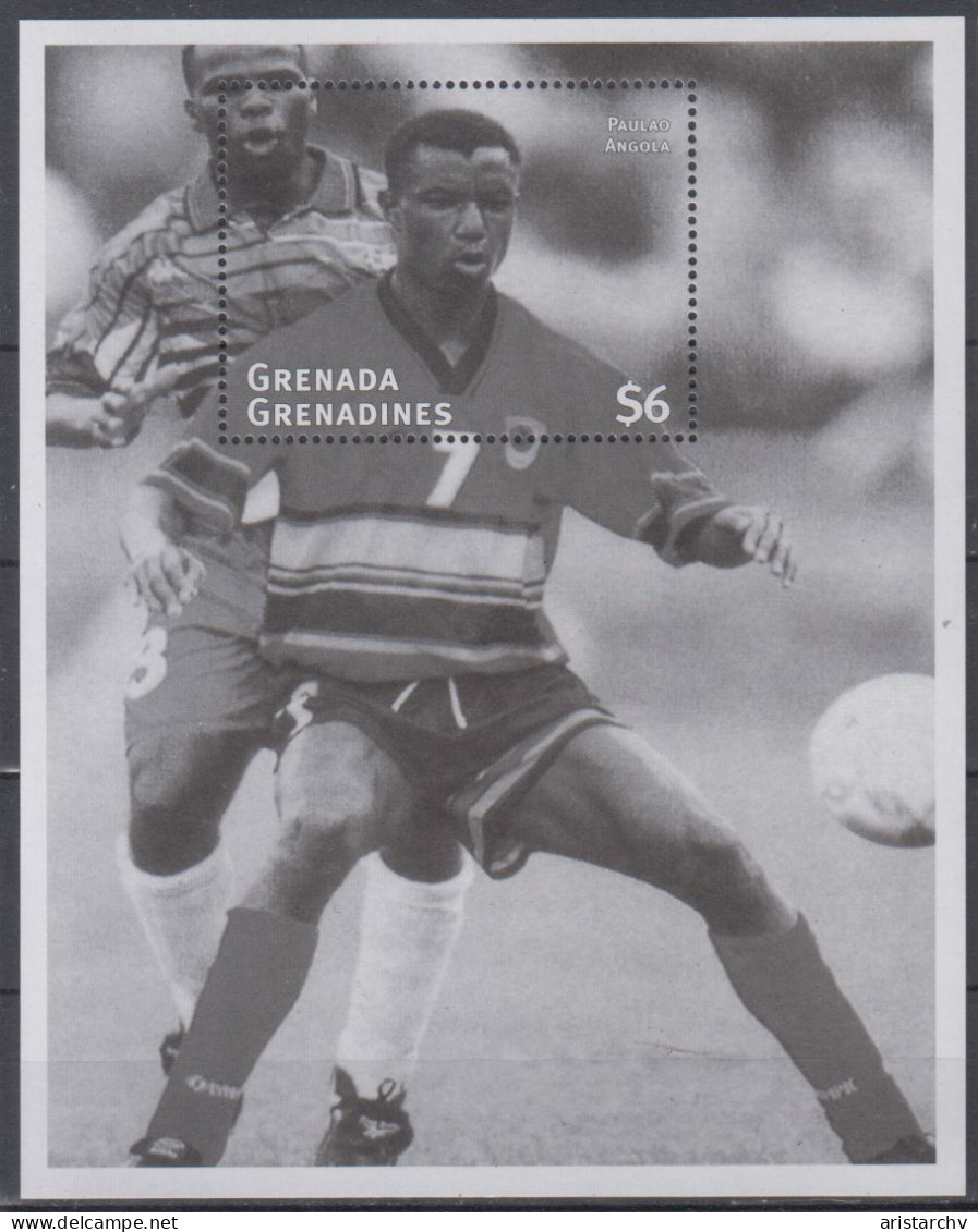 GRENADA GRENADINES 1998 FOOTBALL WORLD CUP 2 S/SHEETS 2 SHEETLETS AND 6 STAMPS - 1998 – France