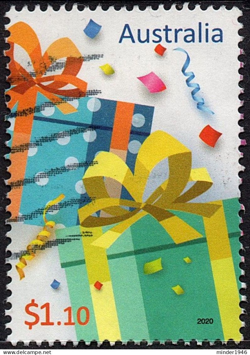 AUSTRALIA 2020 $1.10 Multicoloured, Joyful Occasions-Birthday Presents FU - Used Stamps