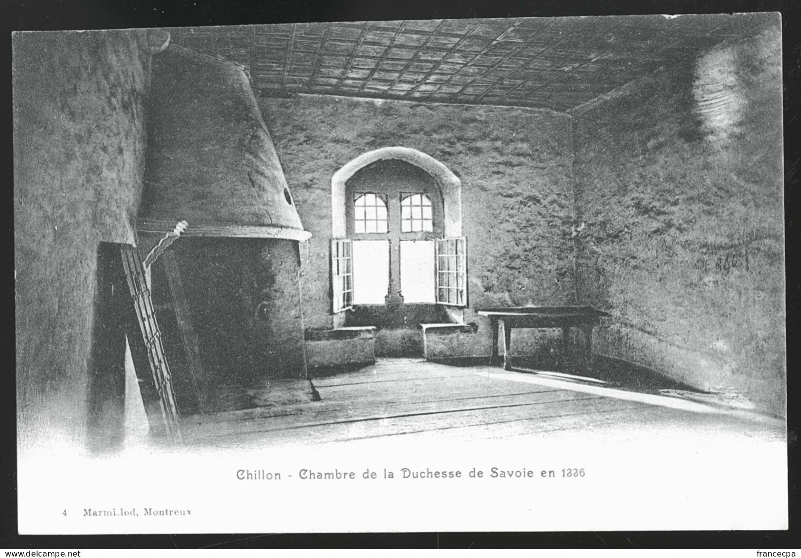 14538 - SUISSE - CHILLON - Chambre De La Duchesse De Savoie En 1336 - DOS NON DIVISE - Autres & Non Classés