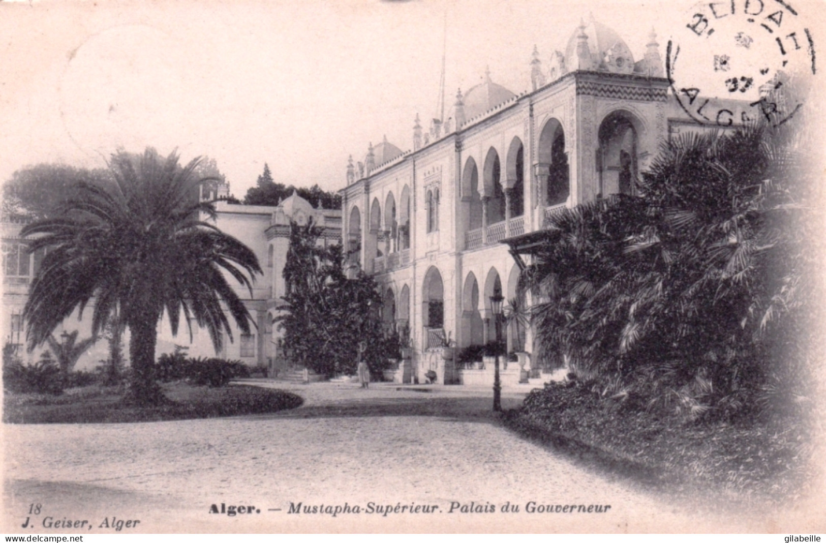 Algerie  - ALGER - Mustapha Superieur - Palais Du Gouverneur - Algerien