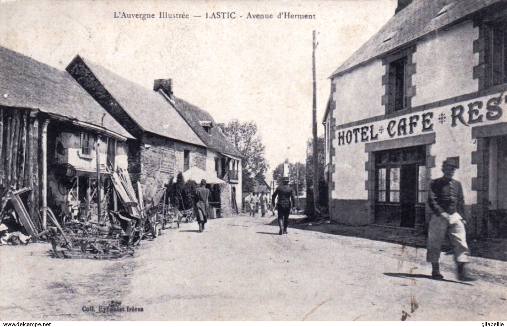 63 - Puy De Dome - LASTIC - Avenue D'Herment - Hotel/café/restaurant - Other & Unclassified