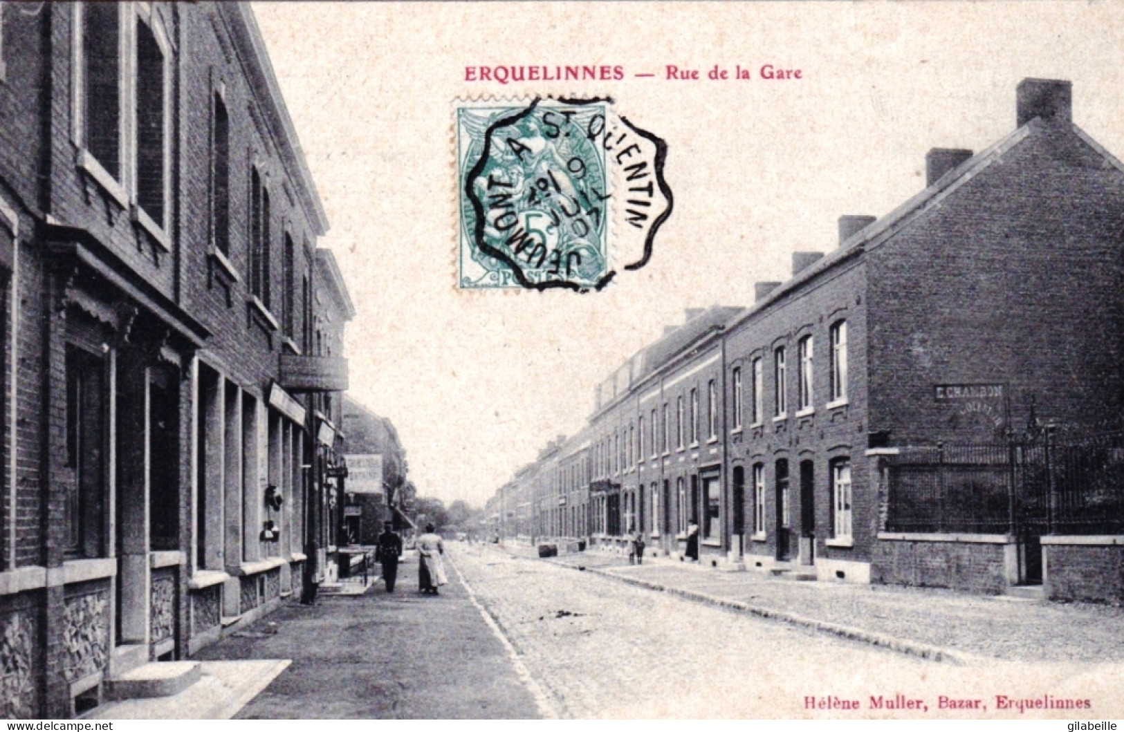 Hainaut - ERQUELINNES - Rue De La Gare - Erquelinnes